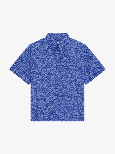 SHIRT IN PRINTED COTTON VOILE