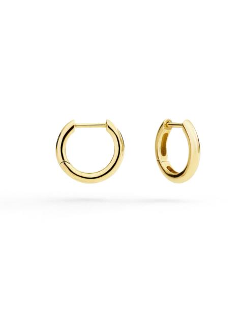 YELLOW GOLD ESSENTIALS HOOP EARRINGS