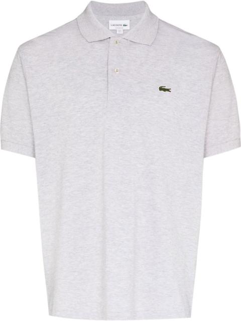 logo-patch polo shirt