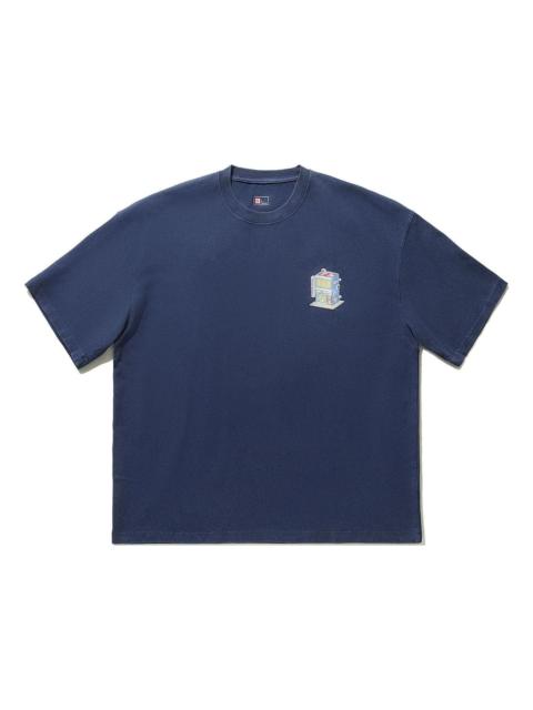 Li-Ning x Phil Hackett Graphic T-shirt 'Navy' AHSU199-4