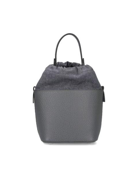 5AC drawstring leather bucket bag