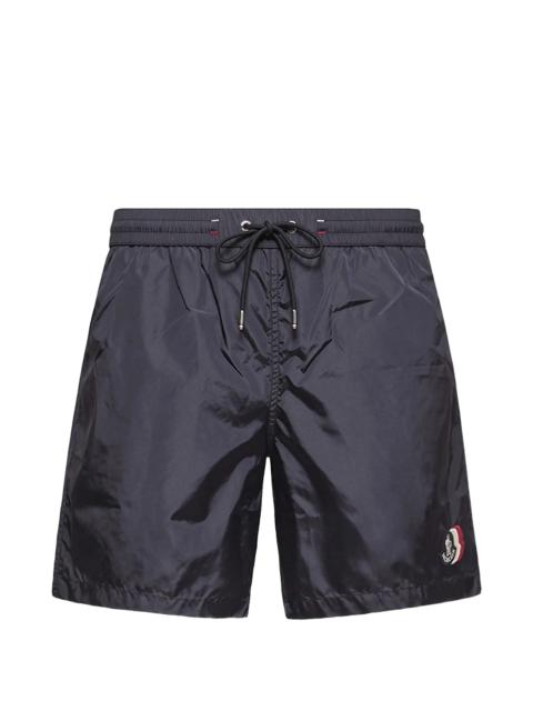 Moncler Logo-patch Drawstring Swim Shorts