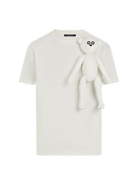 LOUIS VUITTON LV SS21 Doll Pendant Crewneck Short Sleeve For Men White 1A8P0O