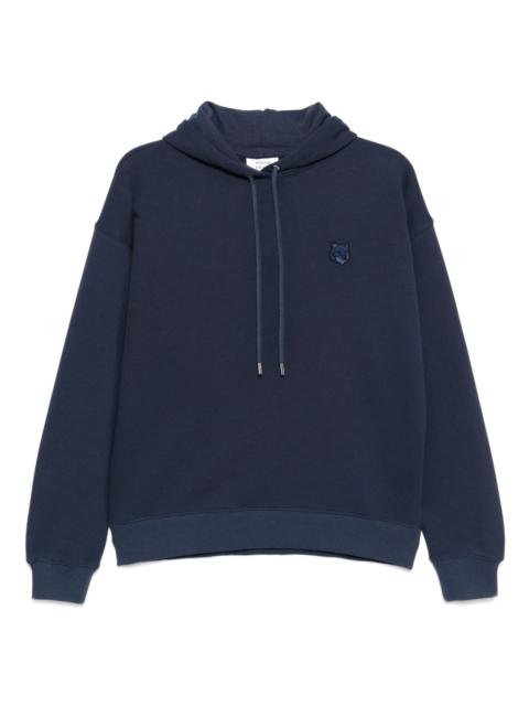 Bold fox head patch hoodie