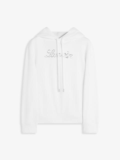 LANVIN BEAD EMBROIDERED HOODIE