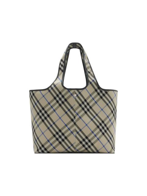 medium Check tote bag