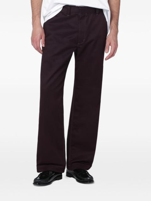 cotton-blend trousers