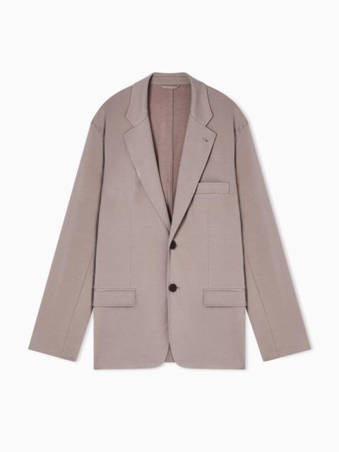 STRUCTURED JACKET IN STRETCH FABRIC