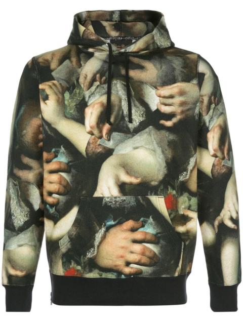 x Undercover printed hoodie