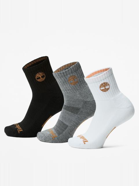 Newmarket 3-Pack Half Cushion Quarter Sock