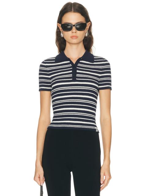 Averie Knit Polo Top