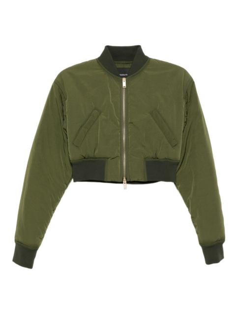 two-way zip bomber jacket