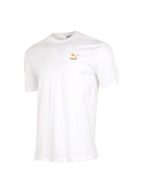 PUMA Rainbow Logo Tee 'White' 534095-02