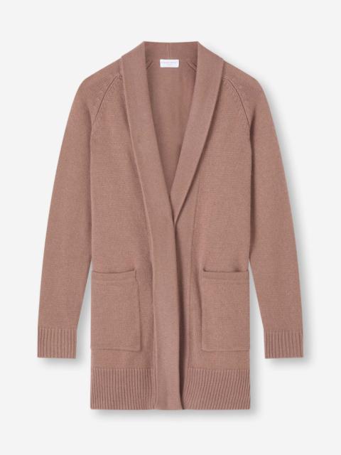 Women's Cardigan Nina Cashmere Rosewood