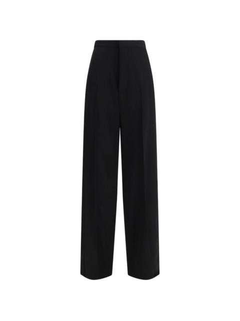 high-waist trousers
