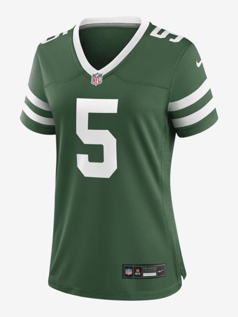 Garrett Wilson New York Jets Women's Nike NFL Game Football Jersey