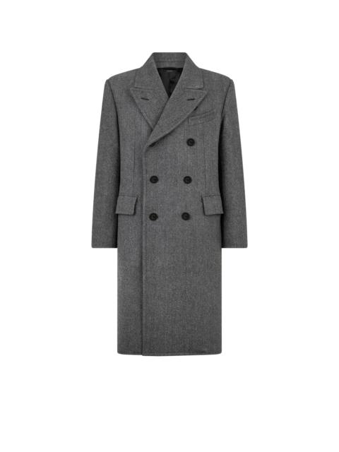 DOUBLE SPLITTABLE HERRINGBONE COAT