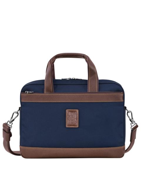 Boxford S Briefcase Blue - Canvas