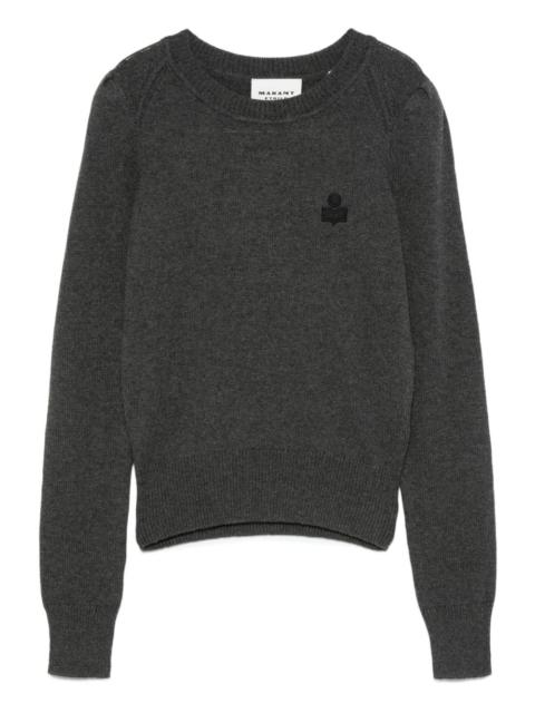 embroidered long-sleeves sweater