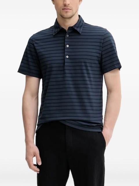 striped polo shirt