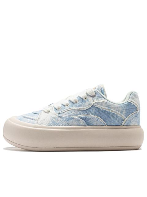 (WMNS) Li-Ning Puff Platform 'Denim Blue Beige' AZGT026-10
