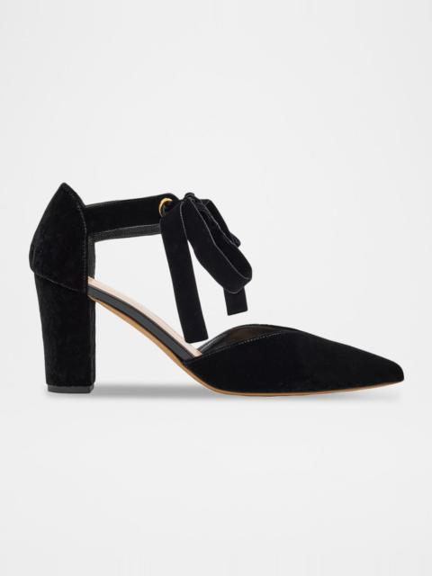Corinna Velvet Bow Pumps