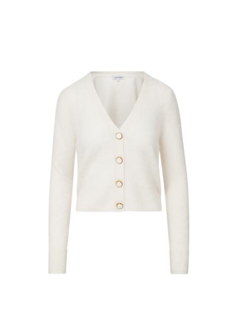 SOLENE BRUSHED CASHMERE CARDIGAN