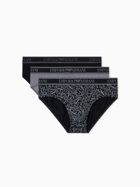 THREE-PACK OF BRIEFS WITH CORE LOGO WAISTBAND