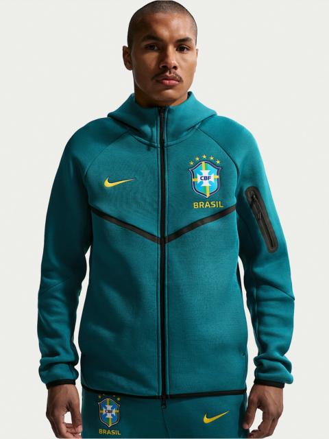 Brazil Tech Fleece Windrunner Men's Nike Soccer Full-Zip Hoodie