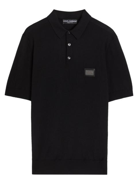 Dolce & Gabbana Wool Polo Shirt
