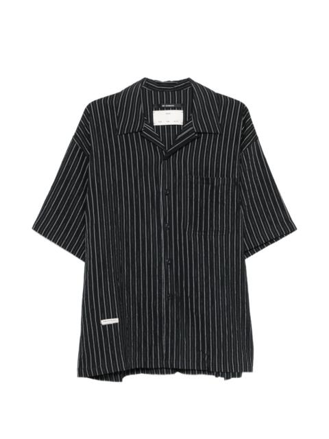 striped short-sleeve shirt