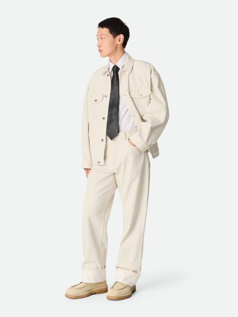 Colored Turned Up Jeans