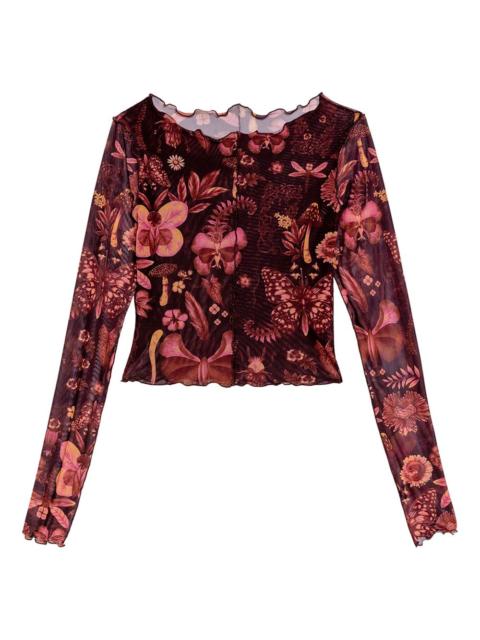 Liana Ámbar mesh top