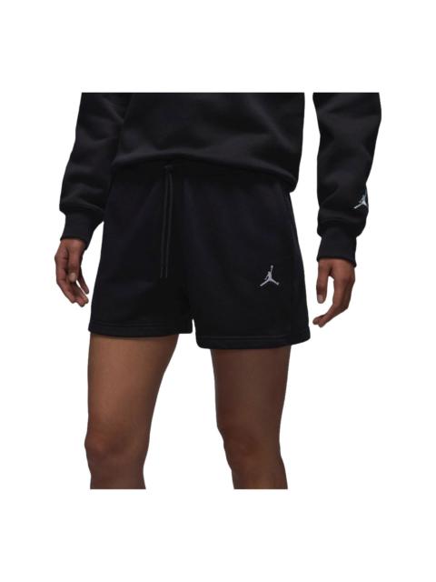 (WMNS) Air Jordan Brooklyn Fleece Shorts Asia Sizing 'Black' HJ1366-010