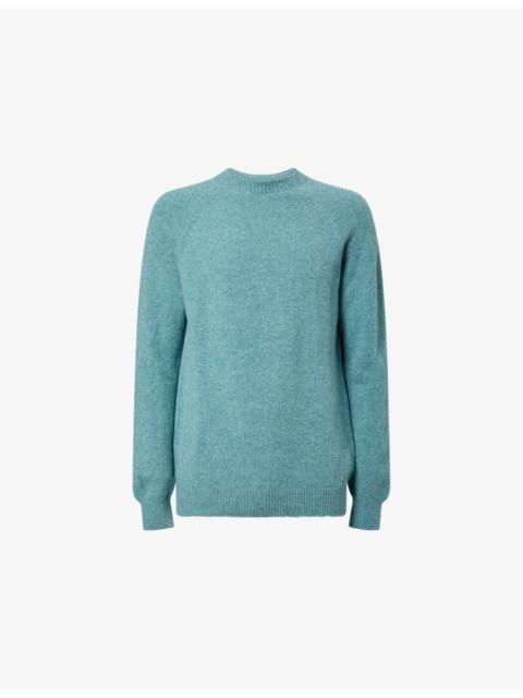 Crew Neck Knitted Wool Jumper