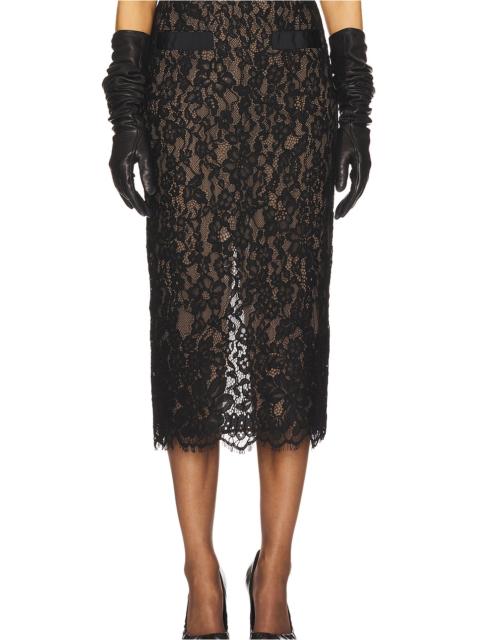 The Lace Midi Skirt