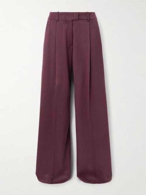 Wool-blend Wide-leg Pants