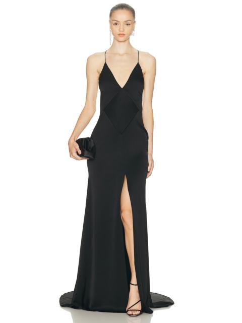 Panelled Bikini Gown