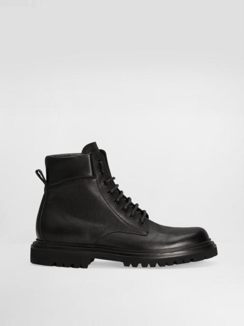 Calfskin ankle boots
