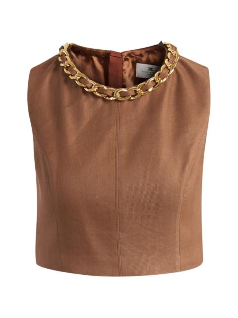 chain-collar top
