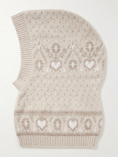 Caspian Fair Isle Cashmere Balaclava