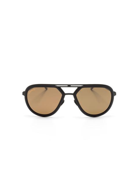 pilot-frame sunglasses