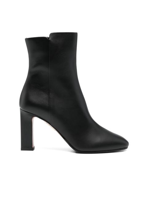 80mm zipped round-toe boots