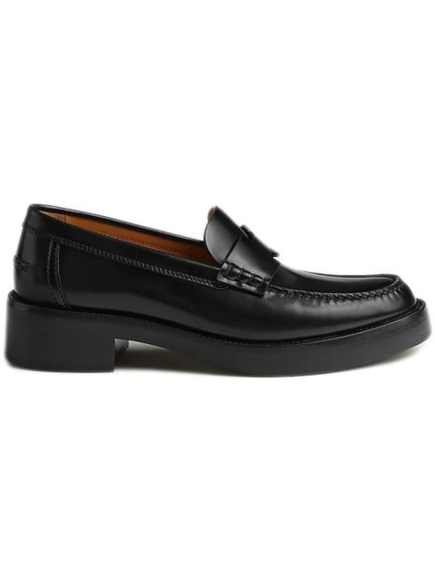Hermes Hour Loafer Noir Calfskin Leather