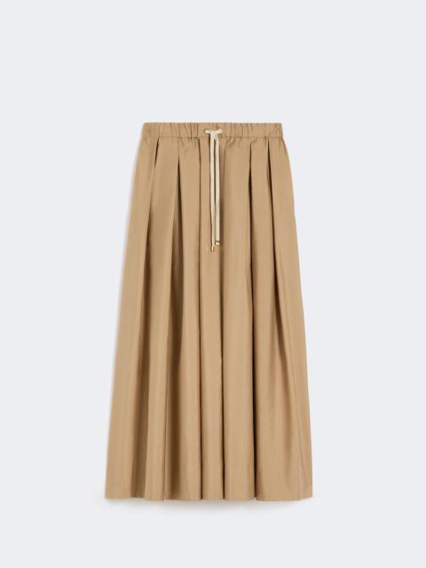 Cotton poplin skirt - DESERT