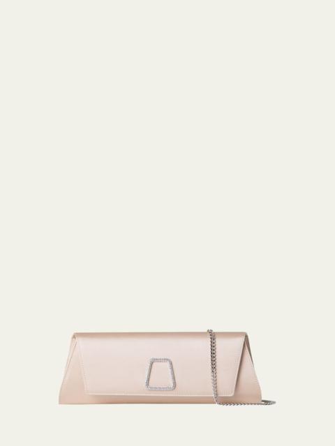 Anouk Small Satin Clutch Bag