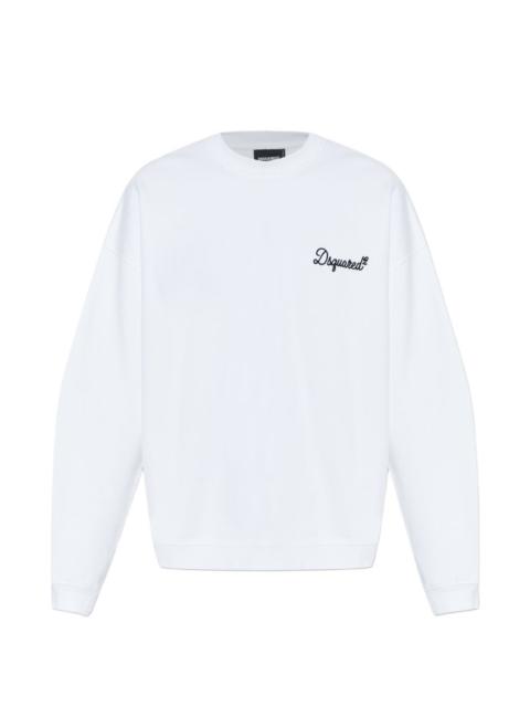 logo-detail crew-neck sweatshirt