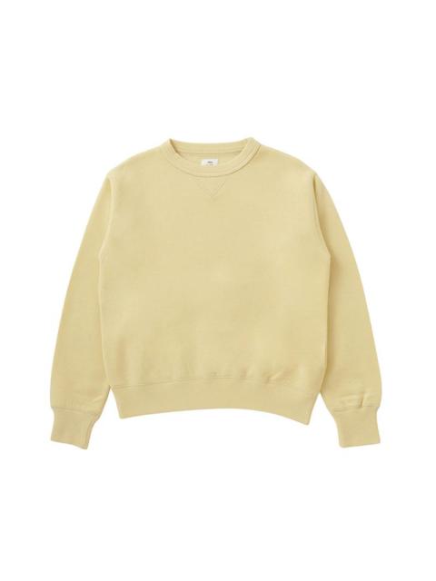 CARREE SWEAT L/S (FINE WOOL) W YELLOW