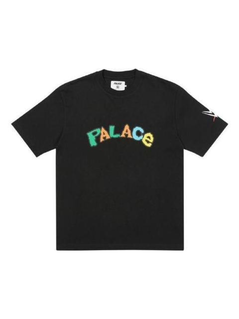 Palace X WWE SS23 Logo T-Shirt 'Black' P22TS462