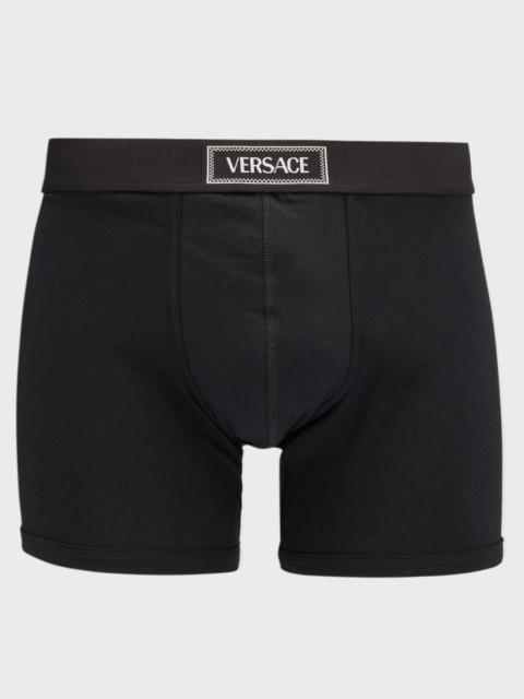 Men's Cotton Jersey Logo Boxer Briefs